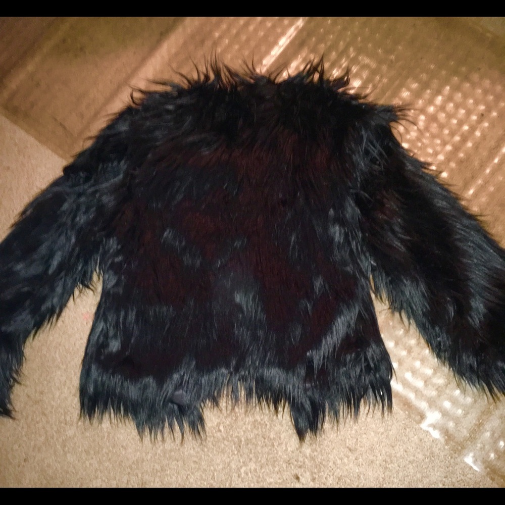 Ladies Faux Fur Waistline Dress Coat